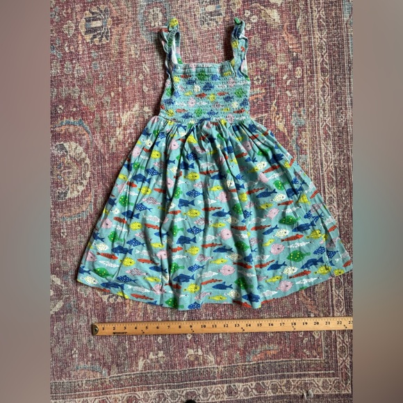 Mini Boden 2-3yr Colorful Fish Print Kids Dress - Picture 8 of 8
